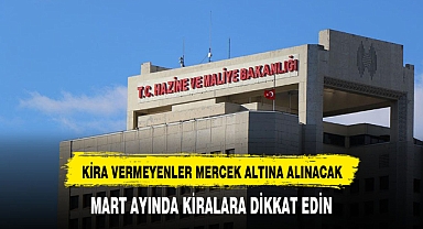 Maliye Bakanlığı kira gelirini beyan etmeyenleri mercek altına aldı
