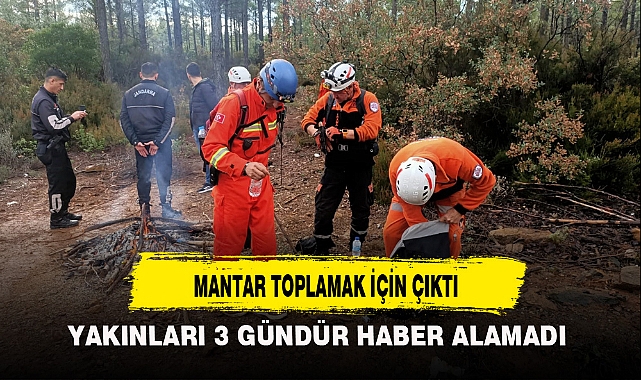 MANTAR TOPLAMAK İÇİN ÇIKTI