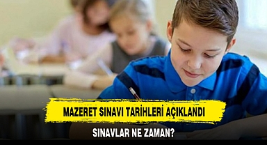 MAZERET SINAVI TARİHLERİ AÇIKLANDI