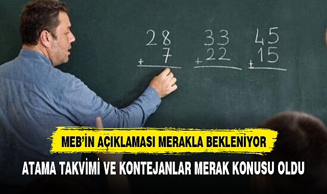 MEB ve Sağlık Bakanlığı atama takvimi ve kontenjanları artık açıklamalı