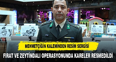 Mehmetçiğin Kaleminden resim sergisi!