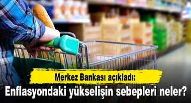 Merkez Bankası açıkladı: Enflasyondaki yükselişin sebepleri neler?