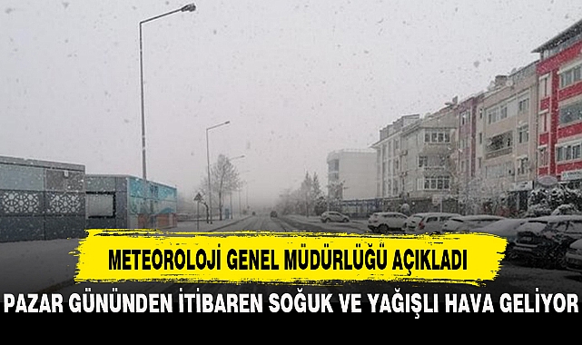 METEOROLOJİ GENEL MÜDÜRLÜĞÜ AÇIKLADI