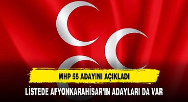 MHP 55 ADAYINI AÇIKLADI AFYON ADAYLARI DA LİSTEDEKİ YERİNİ ALDI