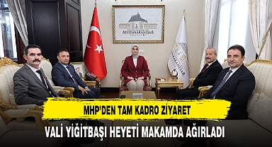 MHP'den Tam Kadro Ziyaret Vali Yiğitbaşı Heyeti Makamda Ağırladı