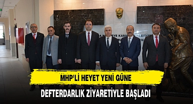 MHP'li Heyet Yeni Güne Defterdarlık Ziyaretiyle Başladı