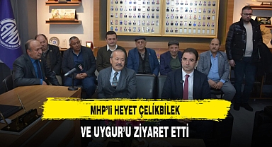 MHP'li Heyet Ziyaretlerini Sürdürüyor