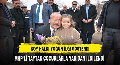 MHP'li Taytak'a Köy Halkından Yoğun ilgi