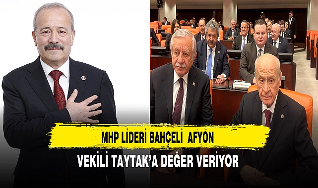 MHP'li Taytak Partisinin Genel Başkanı Bahçeli'yle Birlikte Oturuma Katıldı