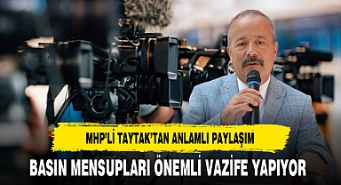 MHP'li Taytak'tan Anlamlı Paylaşım