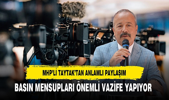 MHP'li Taytak'tan Anlamlı Paylaşım