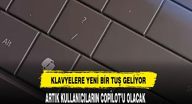 Microsoft klavyelerine yapay zeka tuşu ekledi