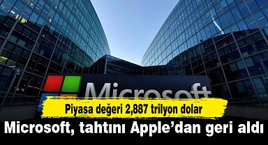 Microsoft, tahtını Apple’dan geri aldı