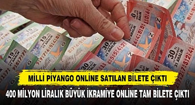 Milli Piyango Online Satılan Bilete Çıktı