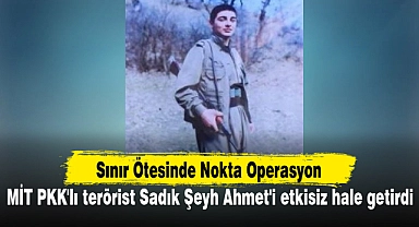 MİT PKK'lı terörist Sadık Şeyh Ahmet'i etkisiz hale getirdi