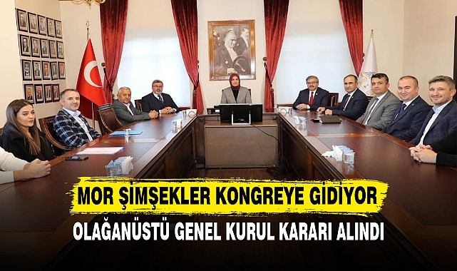 Mor Şimşekler kongreye gidiyor