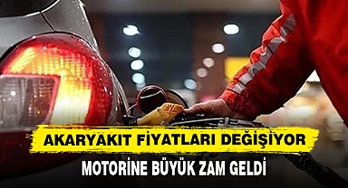 Motorine Büyük Zam Geldi!