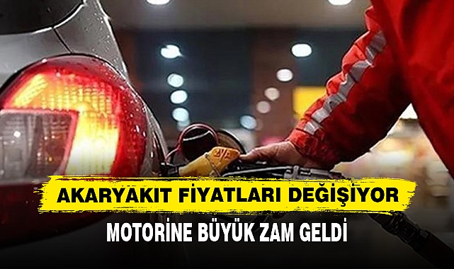 Motorine Büyük Zam Geldi!