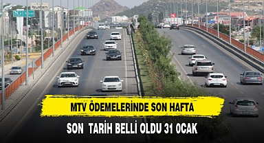 MTV ödemelerinde son hafta