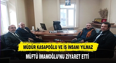 Müftü İmamoğlu Misafirlerini Ağırladı
