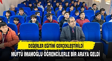 Müftü İmamoğlu Öğrencilerle Bir Araya Geldi
