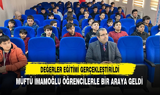 Müftü İmamoğlu Öğrencilerle Bir Araya Geldi