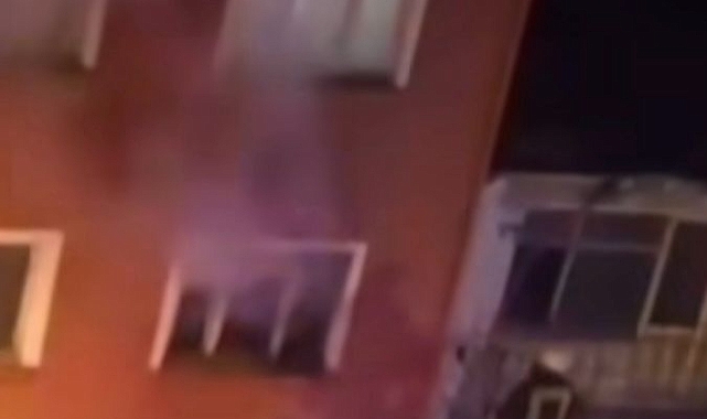 Müstakil binada çıkan yangın korkuttu