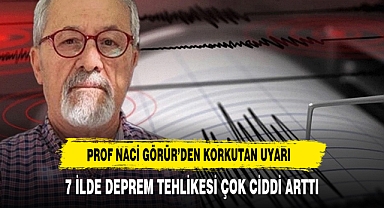 Naci Görür yine uyardı: 7 ilde deprem tehlikesi çok ciddi arttı