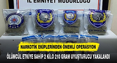 Narkotik ekiplerinden önemli operasyon