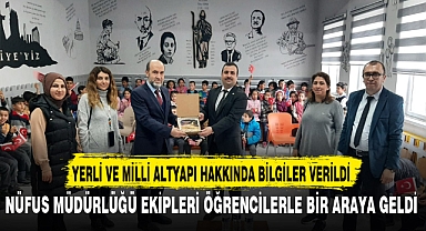 Nüfus Müdürlüğü Ekipleri Öğrencilerle Bir Araya Geldi