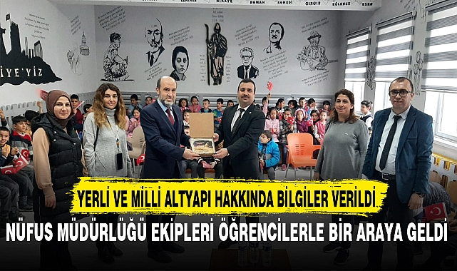 Nüfus Müdürlüğü Ekipleri Öğrencilerle Bir Araya Geldi