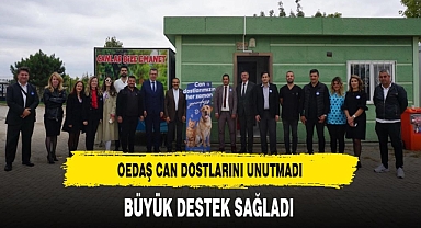 OEDAŞ'tan Can Dostlara Büyük Destek