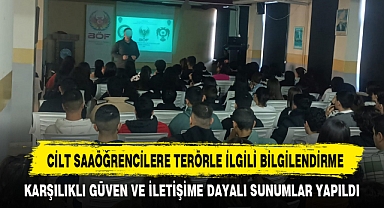 ÖĞRENCİLERE TERÖRLE İLGİLİ BİLGİLENDİRME