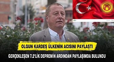 OLGUN KARDEŞ ÜLKENİN ACISINI PAYLAŞTI