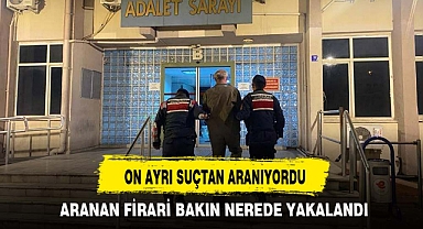 ON AYRI SUÇTAN ARANIYORDU