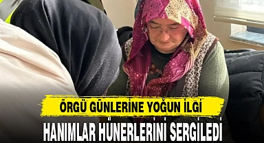 ÖRGÜ GÜNLERİNE YOĞUN İLGİ