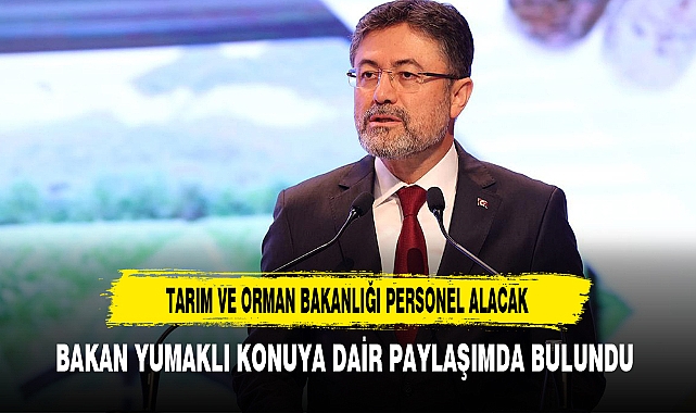 Orman Bakanlığı Personel Alımı Yapacak
