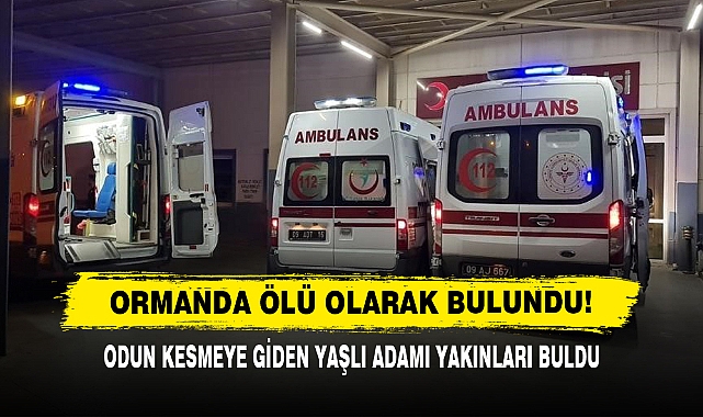 Ormanda Ölü Olarak Bulundu!