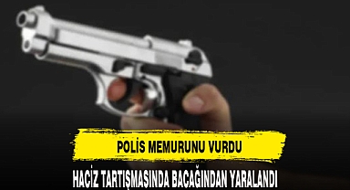 Osmaniye'de hacze giden polis memuru bacağından vuruldu