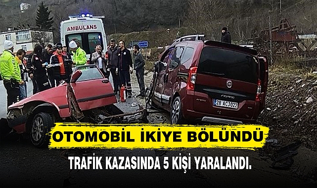 OTOMOBİL İKİYE BÖLÜNDÜ