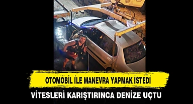 OTOMOBİL İLE MANEVRA YAPMAK İSTEDİ