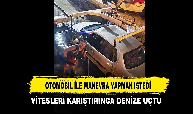 OTOMOBİL İLE MANEVRA YAPMAK İSTEDİ