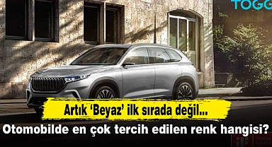 Otomobilde en çok tercih edilen renk hangisi?