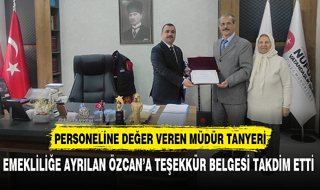 Personeline Değer Veren Müdür Tanyeri