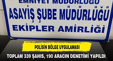 POLİSİN BÖLGE UYGULAMASI