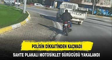POLİSİN DİKKATİNDEN KAÇMADI