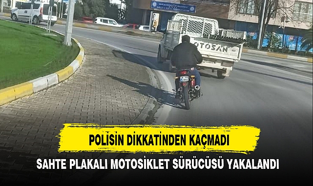 POLİSİN DİKKATİNDEN KAÇMADI