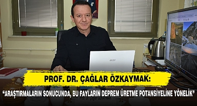 Prof. Dr. Çağlar Özkaymak:  "Araştırmaların Sonucunda, Bu Fayların Deprem Üretme Potansiyeline Yönelik Yeni Veriler Üreteceğiz"