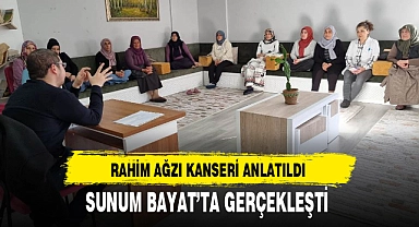 RAHİM AĞZI KANSERİ ANLATILDI
