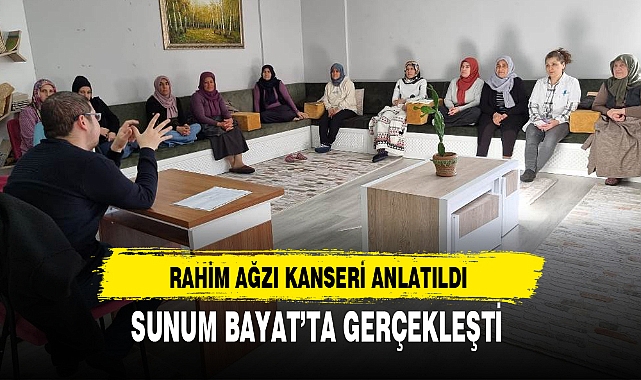 RAHİM AĞZI KANSERİ ANLATILDI